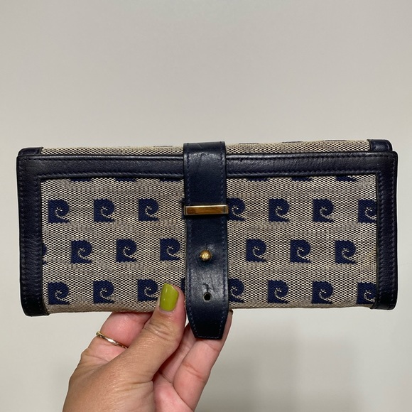 Pierre Cardin Handbags - Vintage Pierre Cardin Jewelry Travel Organizer Canvas with Suede Interior